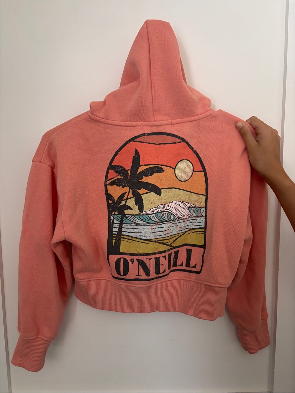 2 O’Neill girls hoodies, one zip, one non